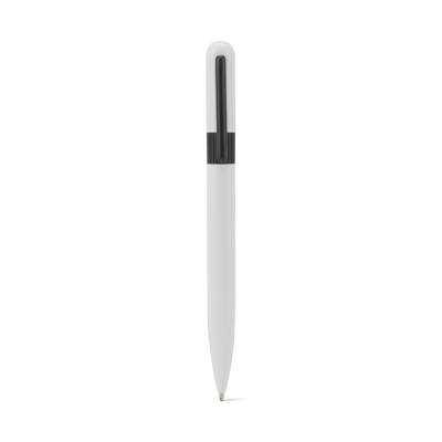 ELSIE ROUND. Metal ballpoint (60 recycled) with rounded design